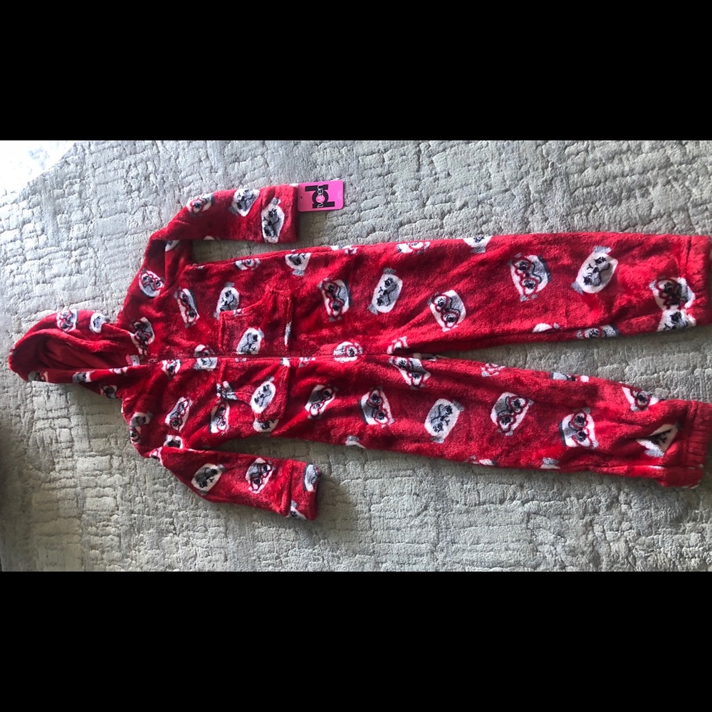 Petitlem Hooded Puppy Footie Sleeper